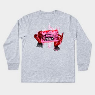 Horror Girl Kids Long Sleeve T-Shirt